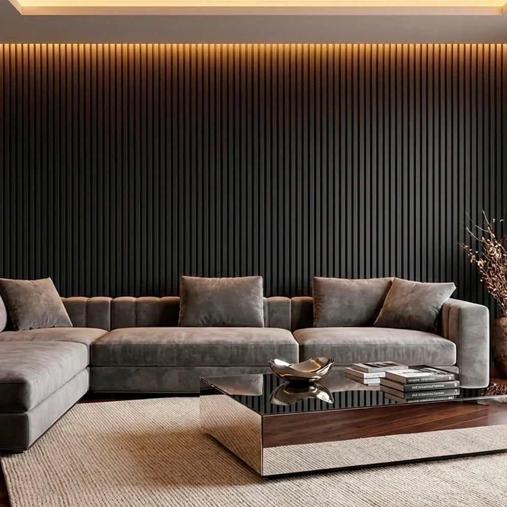 Premium Flexible Wood Slat Wall Panels - (270 cm x 110 cm)