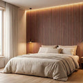Premium Flexible Wood Slat Wall Panels - (270 cm x 110 cm)